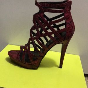 Paper Fox high heel shoes